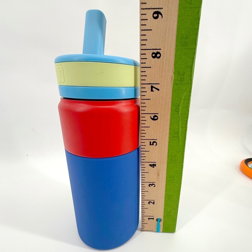 Brumate Rotera 15oz Leakproof Tumbler Cup with Straw Lid Red Blue Yellow - Picture 2 of 5